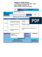 Planeación Semana Del 27 Al 31 de Mayo