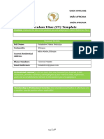 AU CV Template - ENGLISH