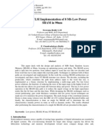 Design and VLSI Implementation of 8 MB Low Power SRAM in 90nm