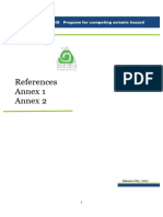 References and Annexes