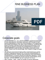 Joyce Marine Business Plan