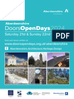 Aberdeenshire Doors Open Days 2024 - Guide Map Web