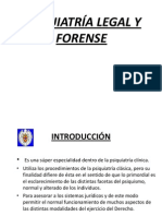 Psiquiatria Forense y Legal