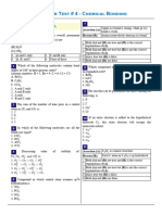 Chapter Test # 4 - Chemical Bonding