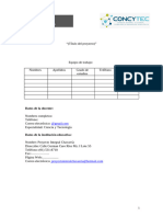 Informe Solución Tecnológica