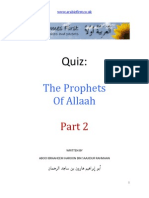 Kids Quiz - The Prophets of Allah Part Two by WWW - Arabicfirst.co - Uk