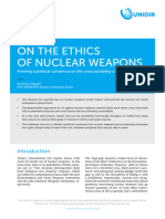 On The Ethics of Nuclear Weapons