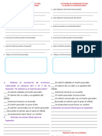 Actividades de Comprensión Lectora