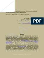 Capítulo 4: Prosodia y Relevancia en El Discurso: Selecciones Tonales y Altura Tonal en El Español Rioplatense