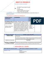 LUNES 2024-07-15 Comunicación - LEEMOS EL TEXTO EL SUEÑO DE SAN MARTIN.