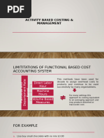 Activity-Based Costing & Management