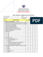 Teacher S Checklist and Classroom Essentials