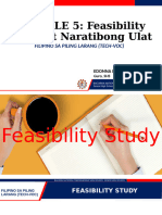 Q4 - MODULE 5 - Feasibility Study at Naratibong Ulat