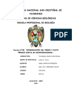 p5 Determinación Del Tiempo y Punto Térmico Mortal en Microorganismos