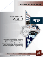 Informe Especial OC-25-14 (21 de Agosto de 2024)