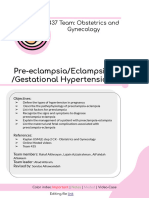 Pre-Eclampsia - Eclampsia - Gestational Hypertension