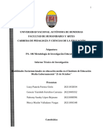 Estructura Del Informe Técnico de Investigación (Grupo C)