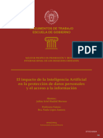 El Impacto de La Inteligencia Artificial en La Protección de Datos Personales y El Acceso A La Información