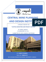 Capital Budgeting and Proj Costing at CMPDI