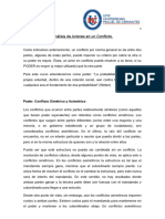 Análisis de Actores en Un Conflicto.: Poder: Conflicto Simétrico y Asimétrico