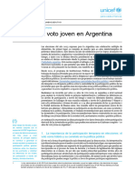 10 Años de Voto Joven en Argentina - Cippec y UNICEF