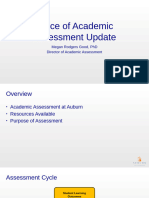 Assessment Update by Megan Good