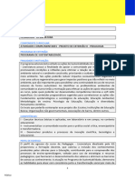 Projeto de Extensão II Pedagogia