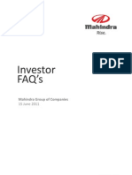 MandM Investor FAQs