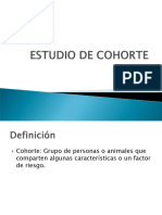 Estudio de Cohorte