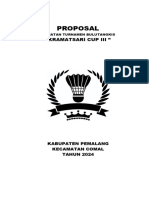 KRAMATSARI CUP III DESA AMBOKULON TH 2024