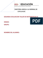 Cuaderno de Trabajo Matematicas Iv