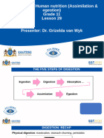 Life Sciences Gr.11 Lesson 29 Human Nutrition (Assimilation & Egestion) - 2