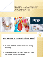 Microbiological Examination of Food