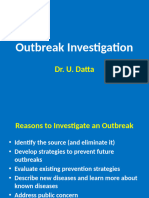 Outbreak Investigation