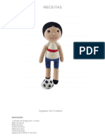 Boneco Jogador de Futebol - Círculo