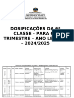 Dosificação 6 Classe-I Trimestre