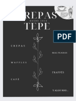 Menú Crepas Tepe