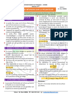 Fiche de Revision Pesanteur