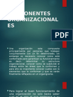 Componentes Organizacionales.