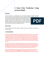 An Improved Stock Price Prediction Using Ensemble Regression Model