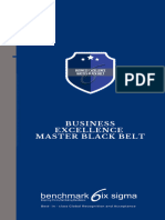 Benchmark Six Sigma Business Excellence Master Black Belt Brochure 1