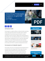 Demystifying Private Equity Investment Insights and Strategies.