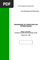 CML 0709 Contrôle de Qualité Dimensionnelle en CML CMP