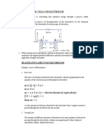 Electrolytic Cells and Electrolysis