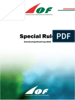 IOF Orienteering World Cup 2024 Special Rules v22 - Feb - 2024