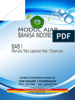 Modul Ajar Bahasa Indonesia Fase D Kelas 8 Bab 1 - Laporan Hasil Observasi