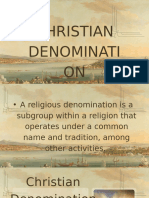 Christian Denomination