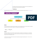 Central Tendency