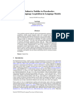 From Infant To Toddler To Preschooler: Analyzing Language Acquisition in Language Models