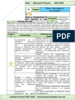 6°? Enero - 04 Conozcamos y Respetemos La Diversidad Cultural y Sus Formas de Vida (2023-2024)